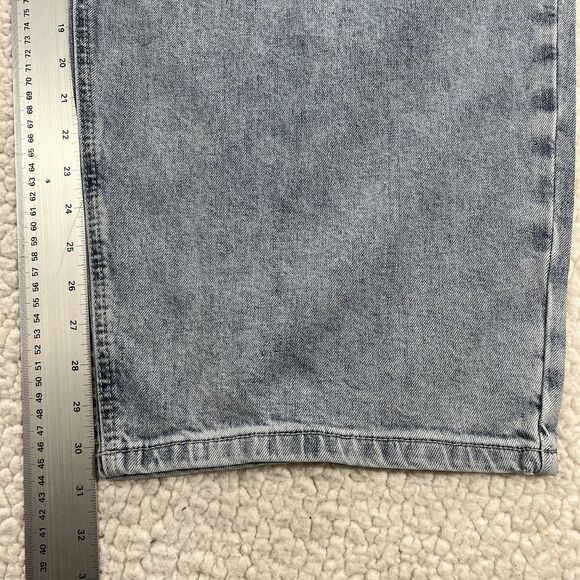 Princess Polly Britta Jeans NWT Women’s 18 Blue Mid Rise Straight Leg - Picture 10 of 12